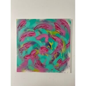 Original Spray‎ Paint Canvas Art 30x30 – "His Majesty's Unfailing Love"